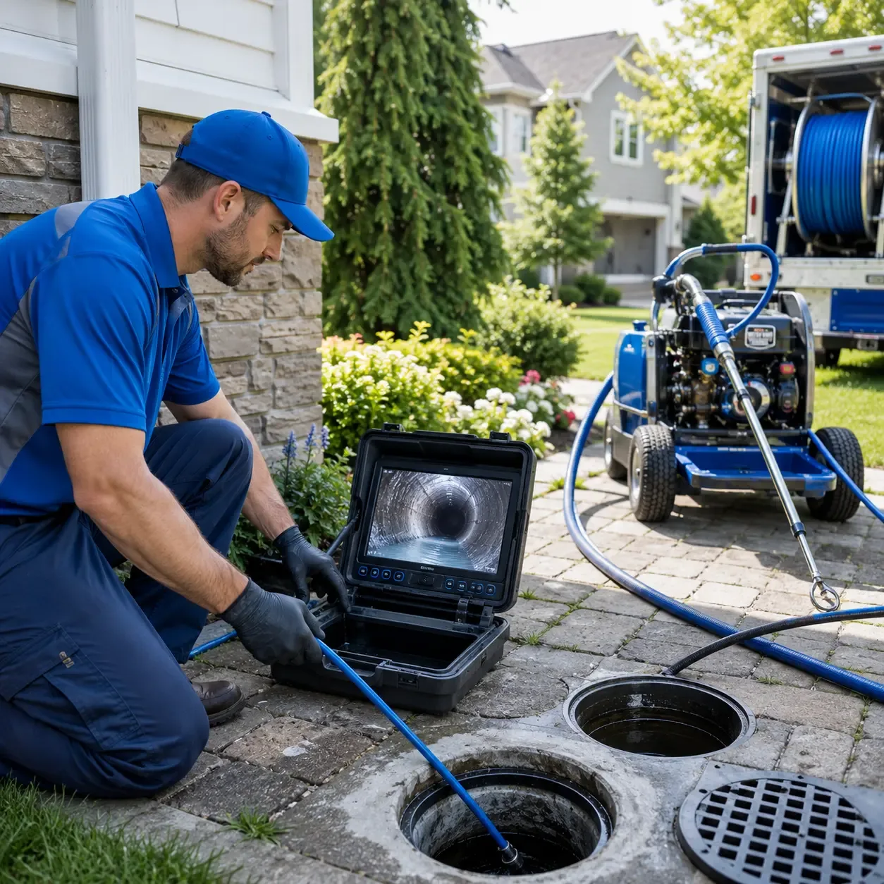 Outdoor drain cleaning professionals serving New Providence, PA